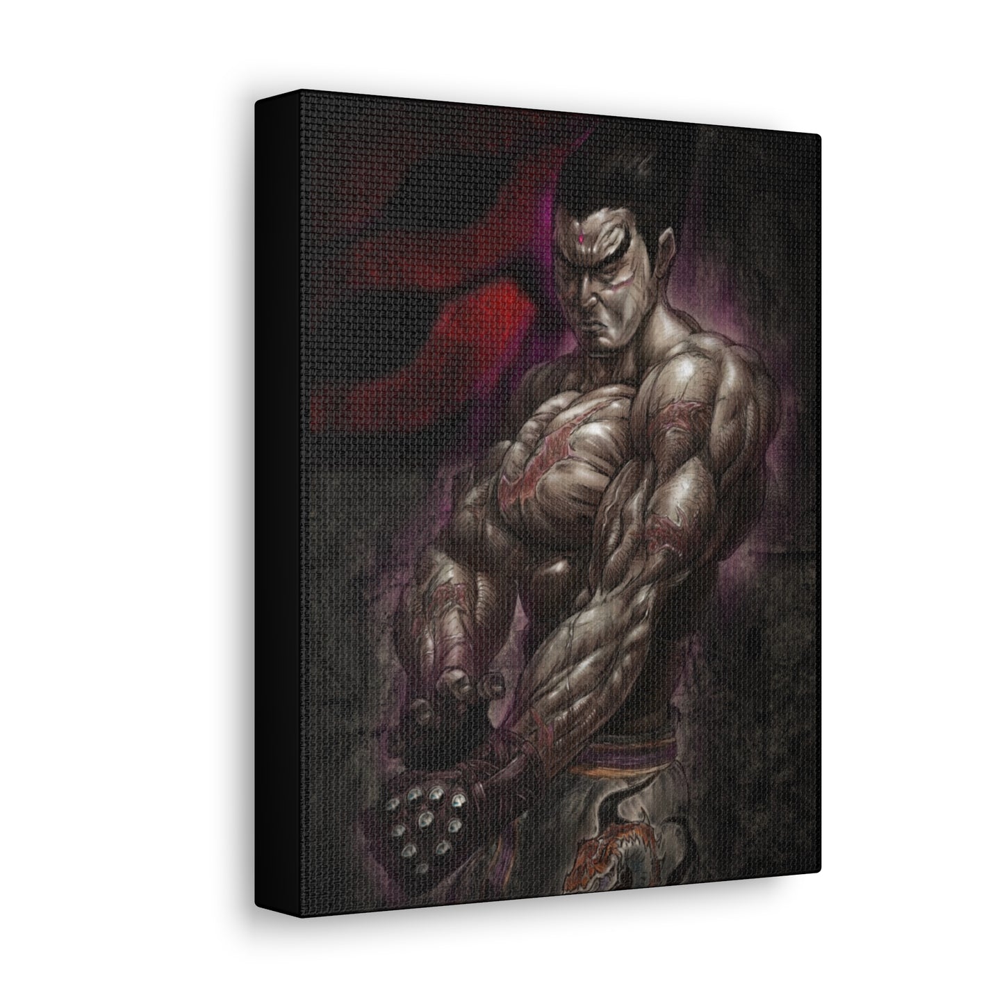 "Kazuya Mishima" by Mike Brown, Sr. Canvas Gallery Wraps