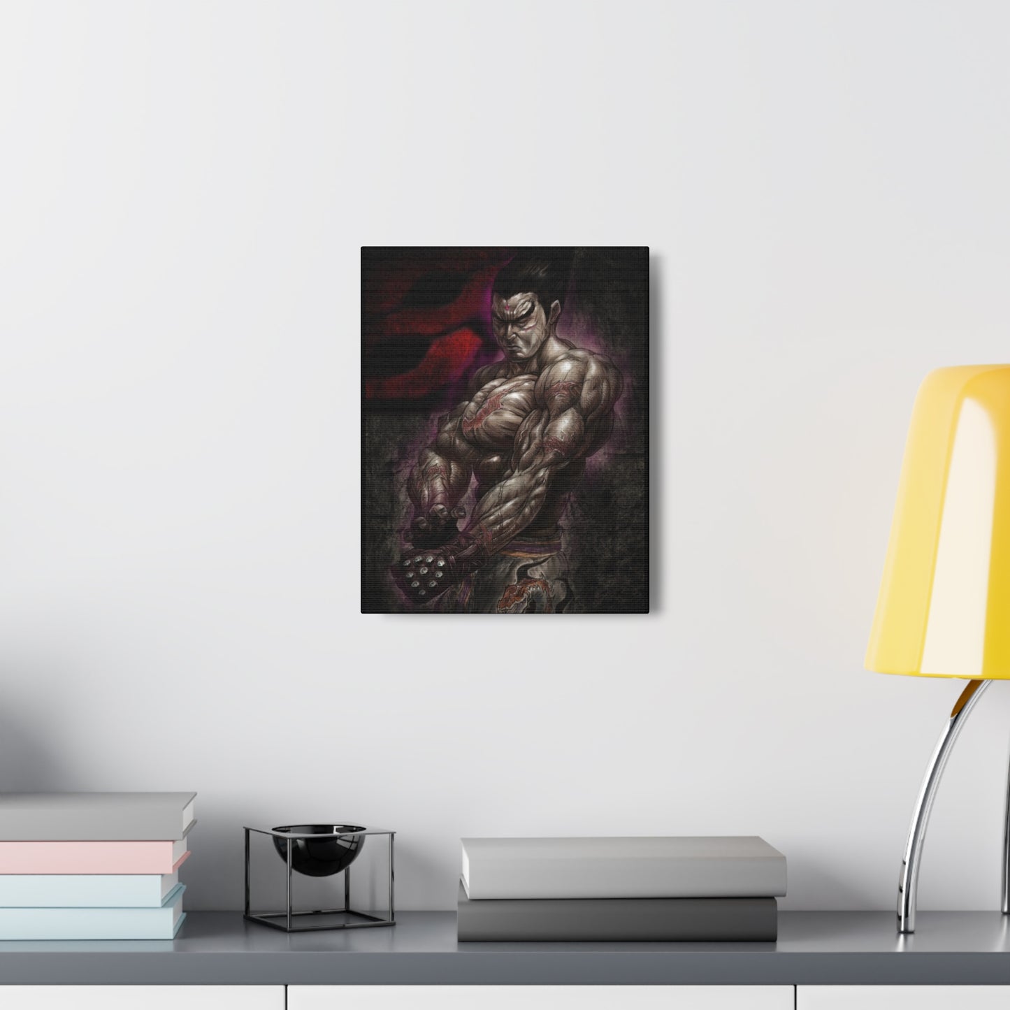 "Kazuya Mishima" by Mike Brown, Sr. Canvas Gallery Wraps