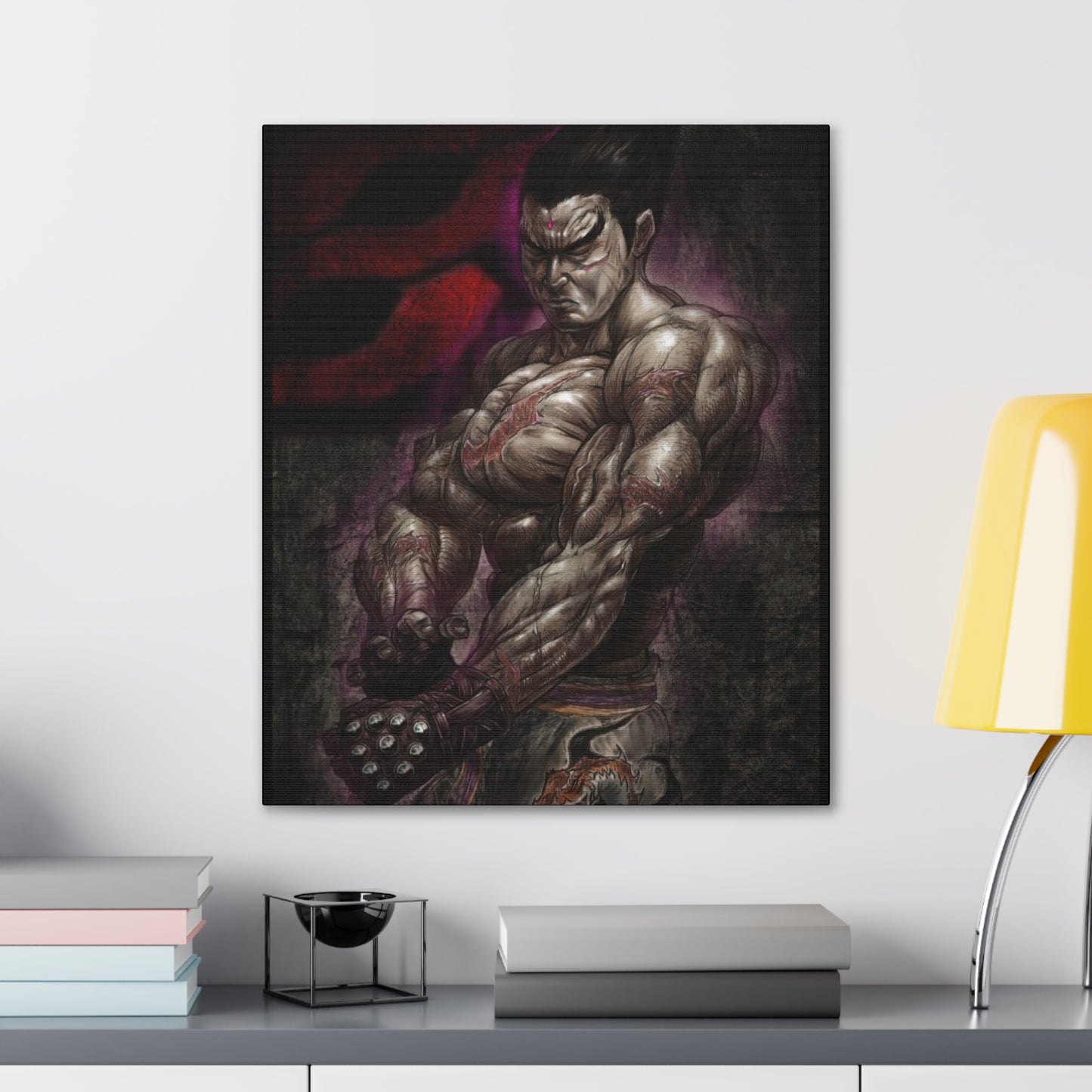 "Kazuya Mishima" by Mike Brown, Sr. Canvas Gallery Wraps