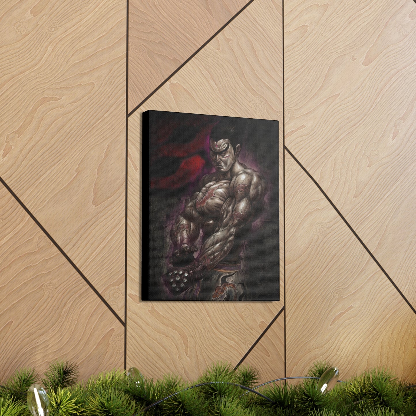 "Kazuya Mishima" by Mike Brown, Sr. Canvas Gallery Wraps