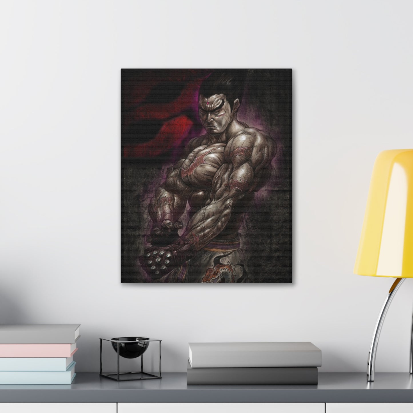 "Kazuya Mishima" by Mike Brown, Sr. Canvas Gallery Wraps