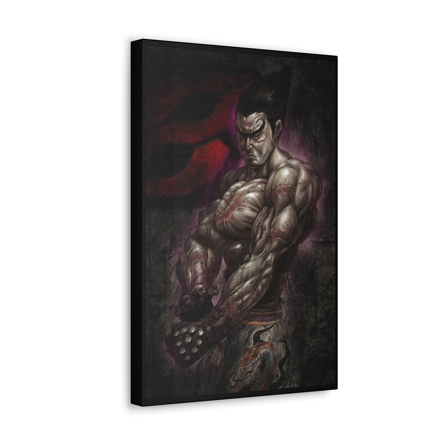 "Kazuya Mishima" by Mike Brown, Sr. Canvas Gallery Wraps