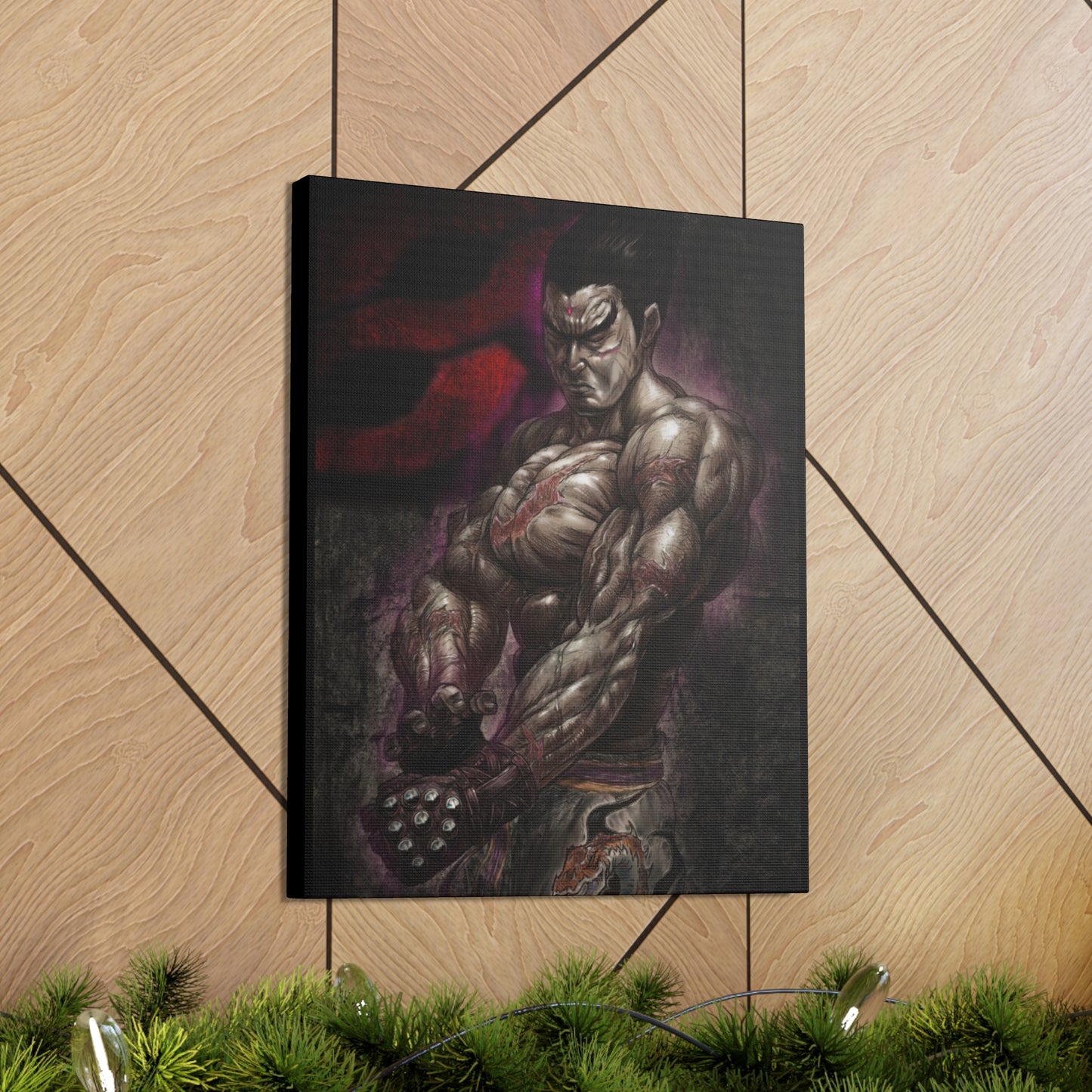 "Kazuya Mishima" by Mike Brown, Sr. Canvas Gallery Wraps