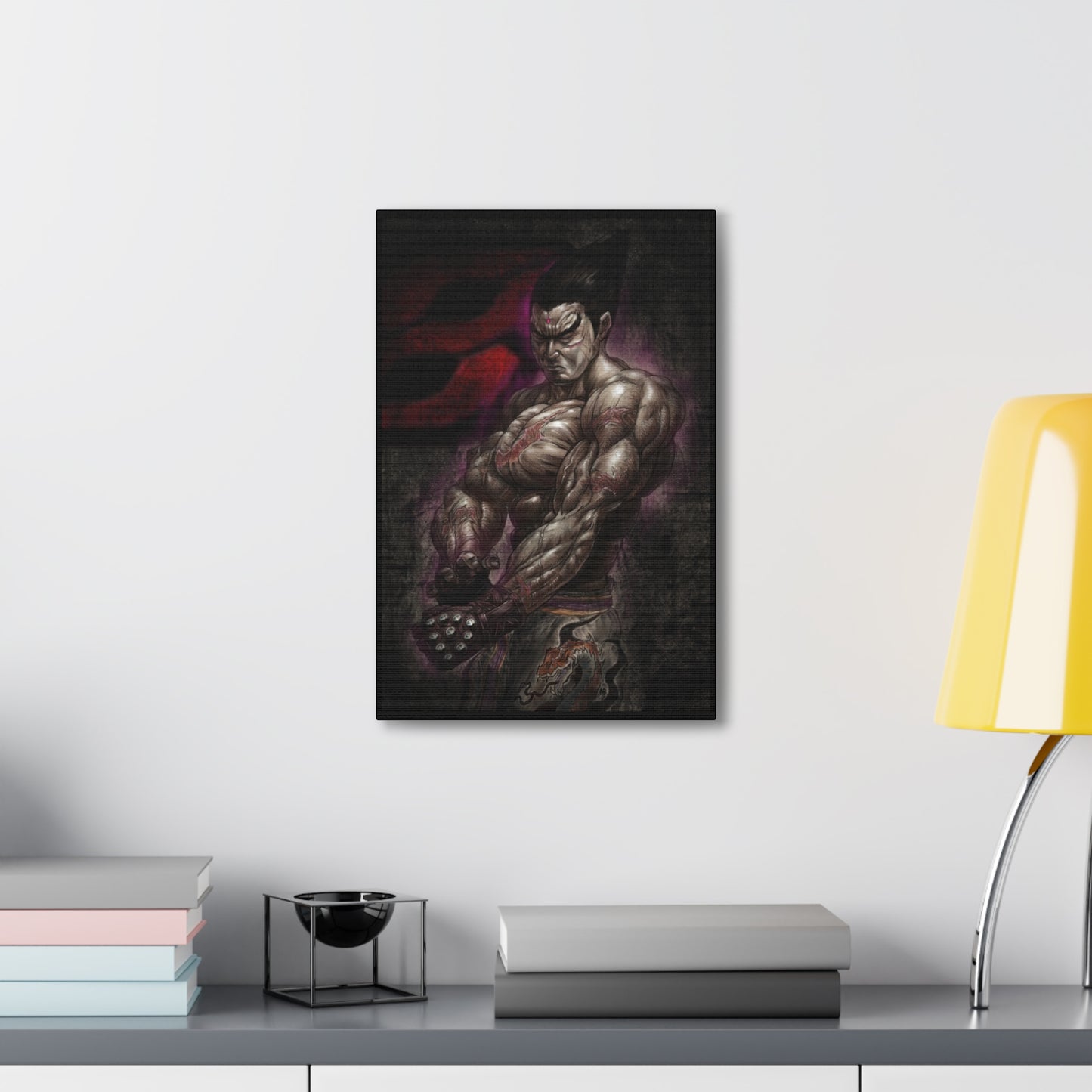 "Kazuya Mishima" by Mike Brown, Sr. Canvas Gallery Wraps