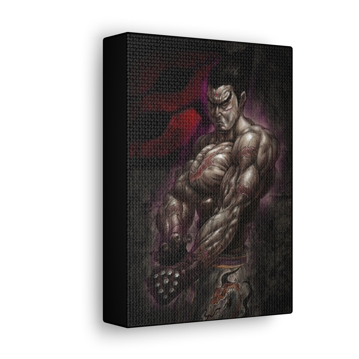 "Kazuya Mishima" by Mike Brown, Sr. Canvas Gallery Wraps